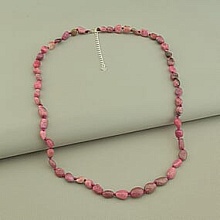 картинка Бусы 'SUNSTONES' Родонит Серебро(925) 51 см от магазина Wolves