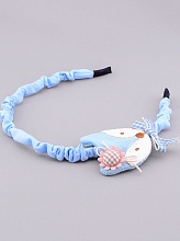 картинка Обруч из ткани , голубой от магазина Wolves