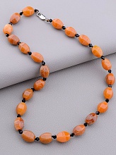 картинка Бусы Яшма Чешский хрусталь 47 см от магазина Wolves