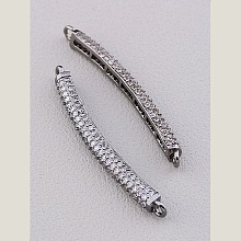 картинка Коннектор Фианит 35х3 (хром) от магазина Wolves