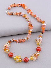 картинка Бусы Сердолик 45 см от магазина Wolves