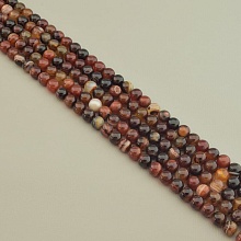 картинка Нитка Агат 36 см 8 мм (Без замка) от магазина Wolves