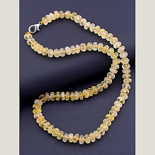 картинка Бусы Цитрин 45 см от магазина Wolves