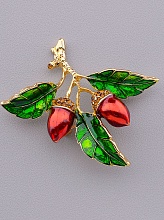 картинка Брошь Сrystal 65x65мм от магазина Wolves