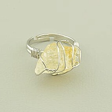 картинка Кольцо Цитрин от магазина Wolves