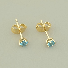 картинка Серьги 'XUPING' Фианит (позолота 18к) от магазина Wolves