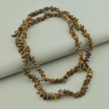 картинка Бусы Тигровый глаз 86 см от магазина Wolves