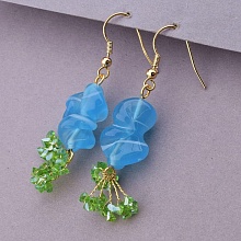 картинка Серьги 'XUPING' Чешский хрусталь (позолота 18к) от магазина Wolves