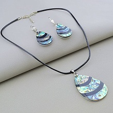 картинка Подвеска+Серьги Галиотис 46 см от магазина Wolves