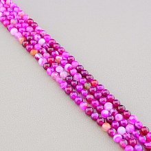 картинка Нитка Агат 37 см 6 5 мм (Без замка) от магазина Wolves