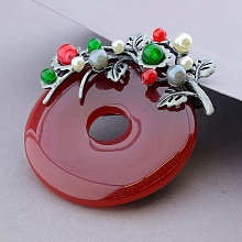 картинка Брошь Сердолик Майорка от магазина Wolves