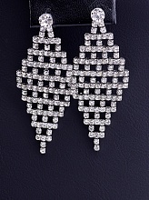 картинка Серьги 'FJ' Фианит от магазина Wolves