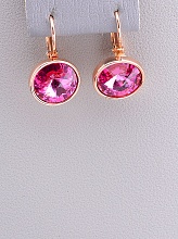 картинка Серьги 'Pataya' Фианит (позолота 18к) от магазина Wolves