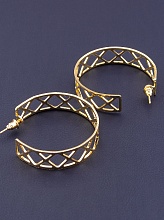 картинка Серьги 'FJ' 40х10мм от магазина Wolves