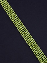 картинка Нитка Оливин 40 см 2 мм (Без замка) от магазина Wolves