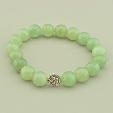 картинка Браслет 'SUNSTONES' Нефрит 18 см от магазина Wolves