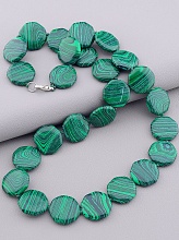 картинка Бусы Малахит 60 см от магазина Wolves