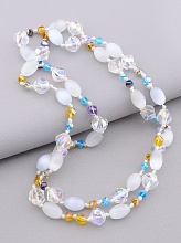 картинка Бусы Кошачий глаз Чешский хрусталь 90 см от магазина Wolves