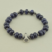 картинка Браслет 'SUNSTONES' Каирская ночь Циркон 16 см от магазина Wolves