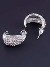 картинка Серьги Фианит (родий) от магазина Wolves