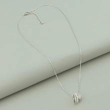 картинка Подвеска 'Saiya' Фианит 41 см (родий) от магазина Wolves