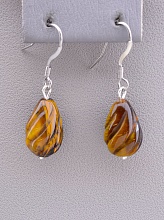 картинка Серьги 'SUNSTONES' Тигровый глаз от магазина Wolves