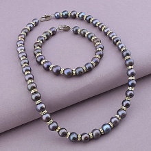 картинка Бусы+Браслет Жемчуг 41 см от магазина Wolves