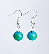 картинка Элитные Серьги Хризоколла №2 от магазина Wolves