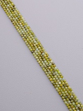 картинка Нитка Гессонит 40 см 4 мм (Без замка) от магазина Wolves