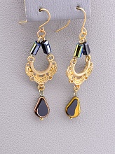 картинка Серьги Чешский хрусталь 'Juleeze' от магазина Wolves