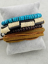 картинка Браслет Эко кожа 17 см от магазина Wolves