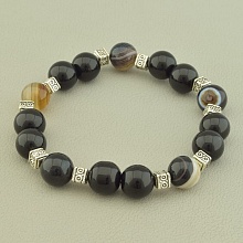 картинка Браслет 'SUNSTONES' Агат 20 см от магазина Wolves