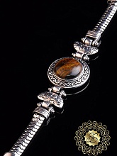 картинка Браслет Тигровый глаз 18 см от магазина Wolves