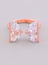 картинка Кольцо 'FJ' Сrystal Бижутерный сплав от магазина Wolves