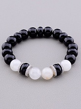 картинка Браслет 'SUNSTONES' Агат Волосатик 19 см от магазина Wolves