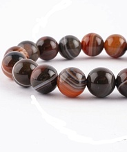 картинка Элитный Браслет Агат (медный) на резинке от магазина Wolves