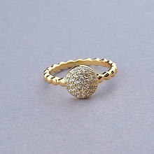 картинка Кольцо 'XUPING' Фианит (позолота 18к) от магазина Wolves