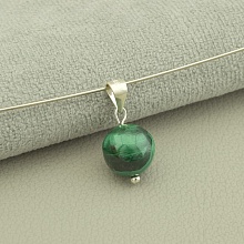 картинка Кулон 'SUNSTONES' Малахит Серебро(925) от магазина Wolves