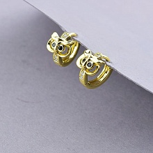 картинка Серьги 'XUPING' Фианит (позолота 18к (лимонная)) от магазина Wolves