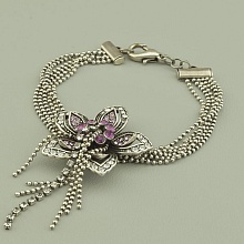 картинка Браслет 'Abella' Фианит 19 см от магазина Wolves