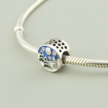 картинка Шарм 'Pandora style' Эмаль Серебро(925) от магазина Wolves