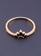 картинка Кольцо Фианит  (позолота 18к) от магазина Wolves