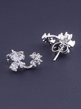 картинка Серьги 'XUPING' Фианит (родий) от магазина Wolves