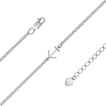 картинка Серебристый женский браслет с якорем 17 см от магазина Wolves