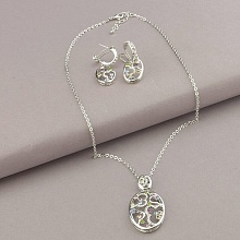 картинка Подвеска+Серьги 'Winniana' Фианит 43 см от магазина Wolves