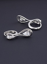 картинка Серьги 'XUPING' Фианит (родий) от магазина Wolves