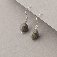 картинка Серьги 'SUNSTONES' Яшма Серебро(925) от магазина Wolves