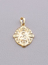 картинка Ладанка позолоченная (18к) из медицинского сплава от магазина Wolves