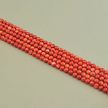 картинка Нитка Коралл 40 см 6 мм (Без замка) от магазина Wolves