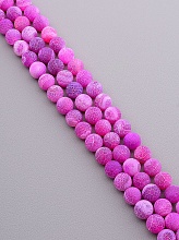 картинка Нитка Агат 38 см 10 мм (Без замка) от магазина Wolves